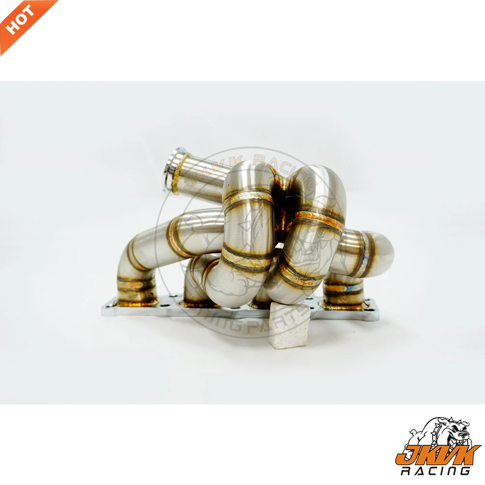 JKVK RACING Downpipe With SS304 Equal Length Turbo Exhause Manifold for Mit subi shi Evolution Evo 10 X 4B11T X 2008-2015