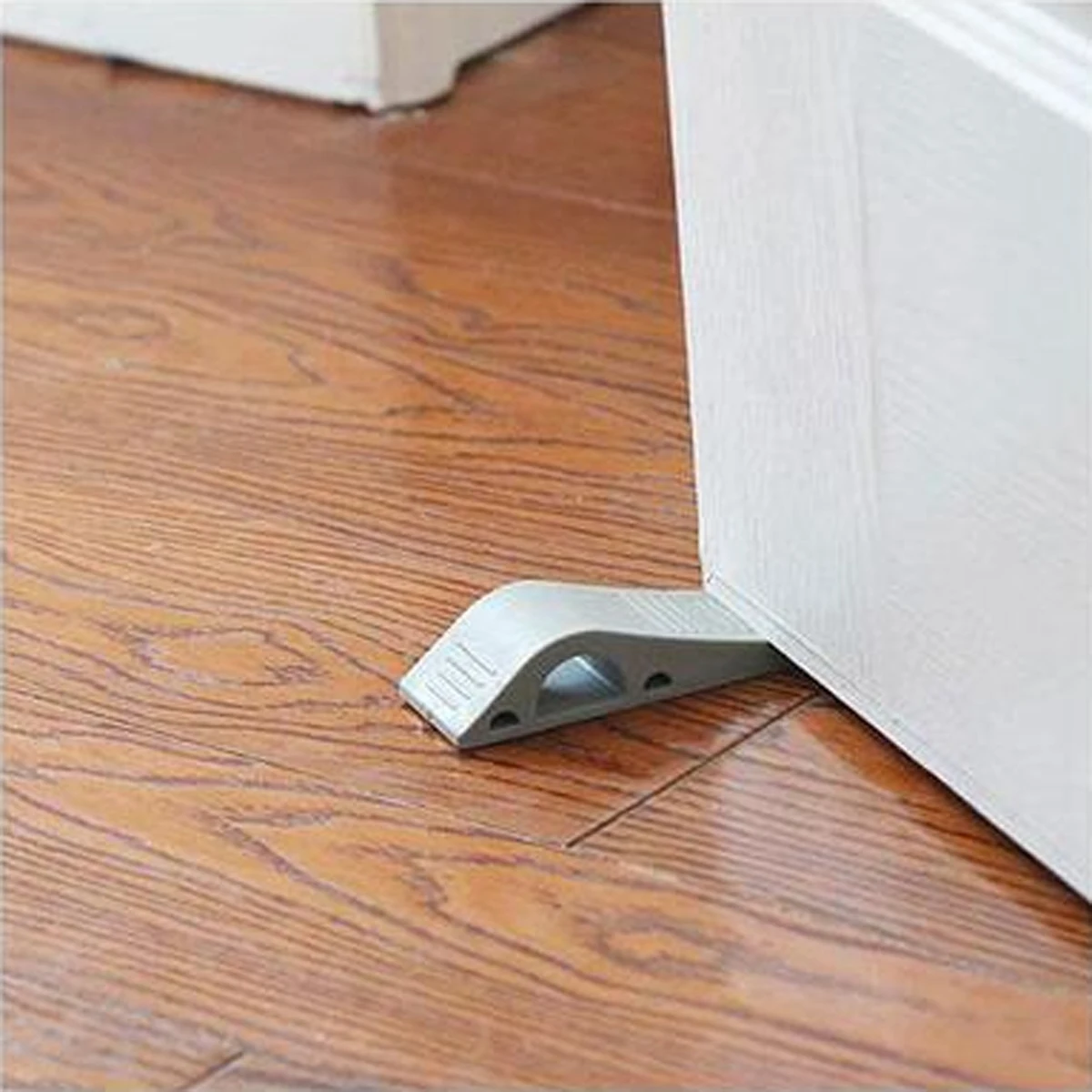 1/2/3pcs Rubber Door Stoppers Security Wedge for Bottom of Door on Carpet Concrete Tile Wood Gray Door Stops Door Hardwares