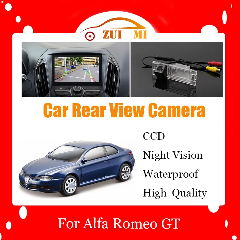 

Резервная парковочная камера для Alfa Romeo GT 2003 ~ Водонепроницаемая CCD Full HD камера ночного видения Водонепроницаемая автомобильная камера заднего вида