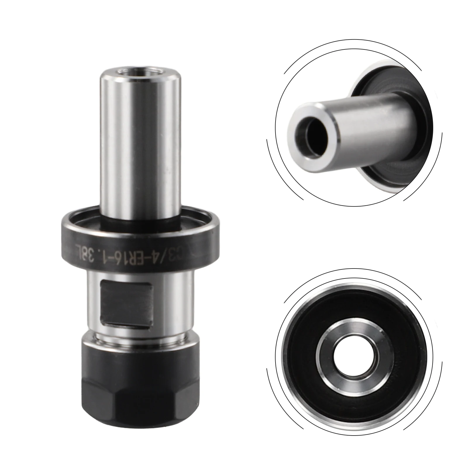 

Tackle your machining needs with this robust straight shank ER16 collet chuck tool holder made for TTS compatibility