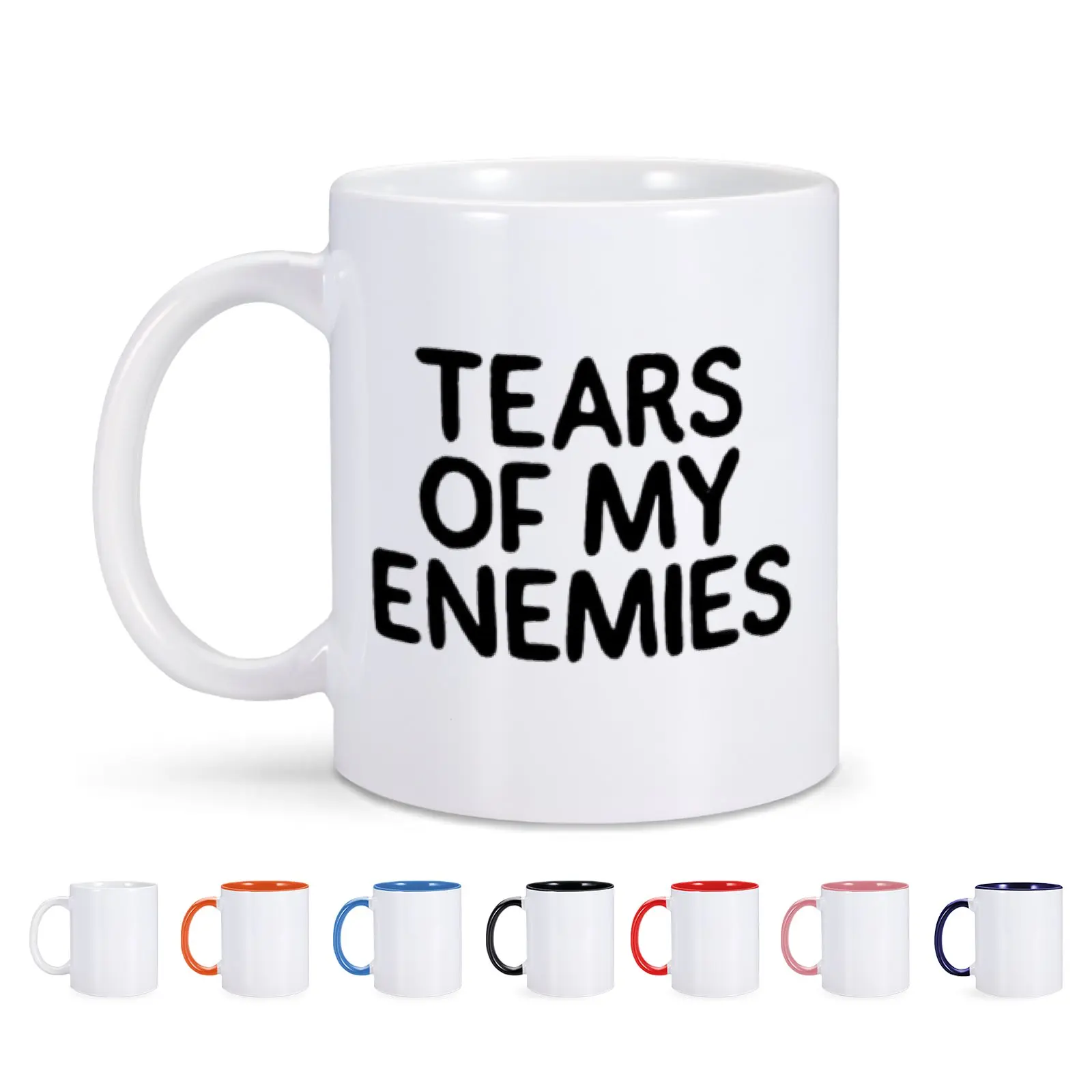 TEARS OF MY ENEMIES Ceramics Coffee Mug | Perfect for Sarcastic Men, Women, Fathers, Boyfriends, Sons, Military, Coworkers Gift