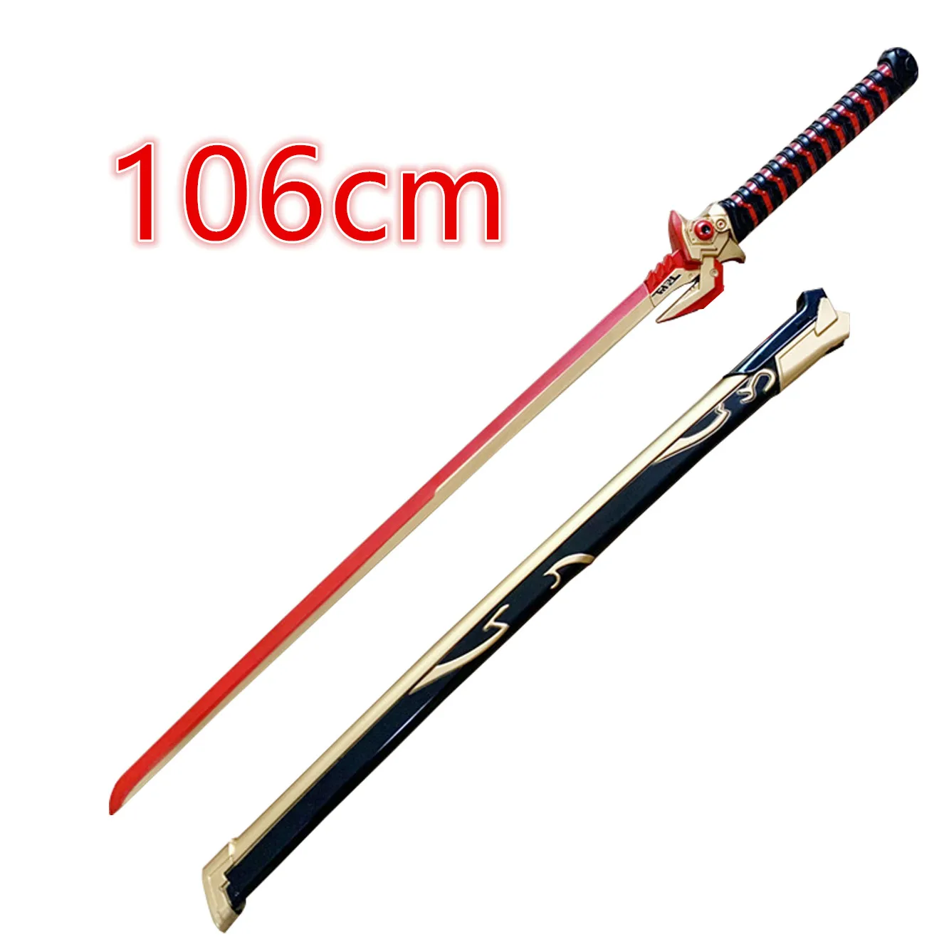 Cosplay Overwatch Game Genji Evil Spirit Sheath Knife Dragon Blade Shimada Genji Katana Role Play PU Weapon Prop Sword 106cm