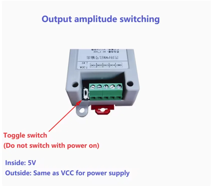 RS485 a PWM uscita segnale frequenza impulso ciclo di lavoro velocità regolabile passo brushless servo onda quadra modbus