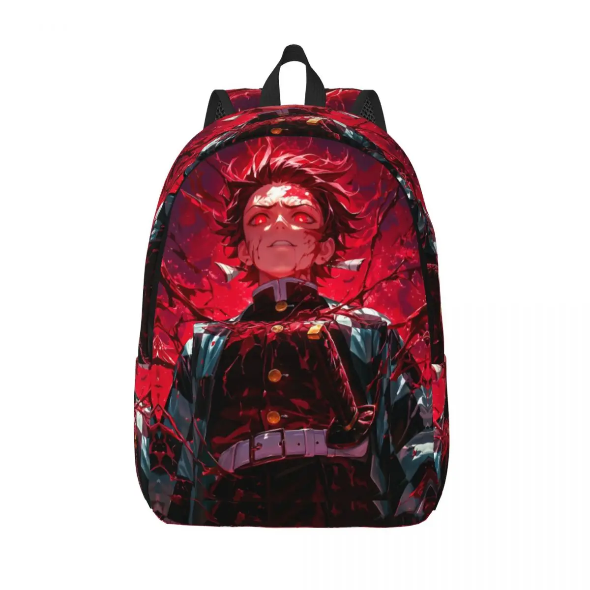 

Demon Slayer Tanjiro Kamado for Teens Student School Bookbag Anime Daypack Middle High College Hiking