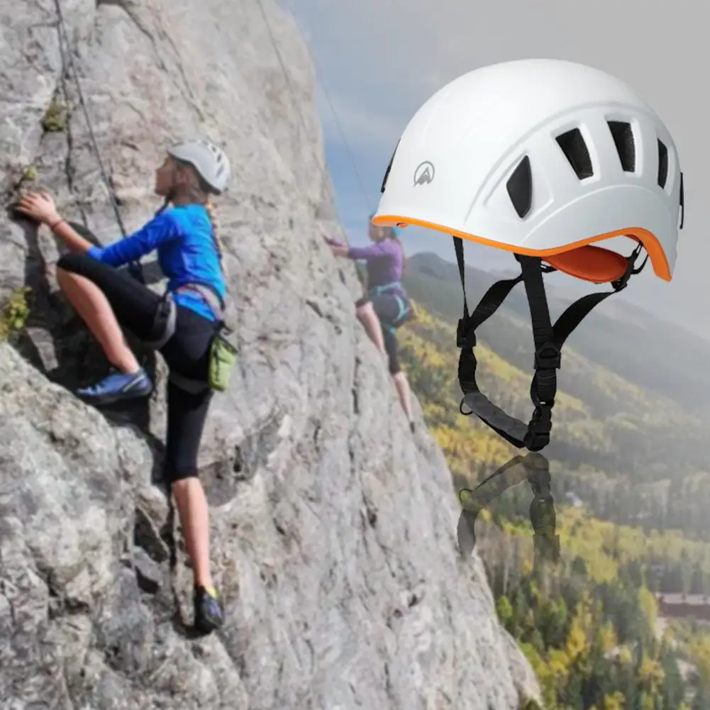 Men Safe Helmet Shock Absorbing High Strength Rock Climbing Helmet Outdoor Rock Climbing Safe Helmet