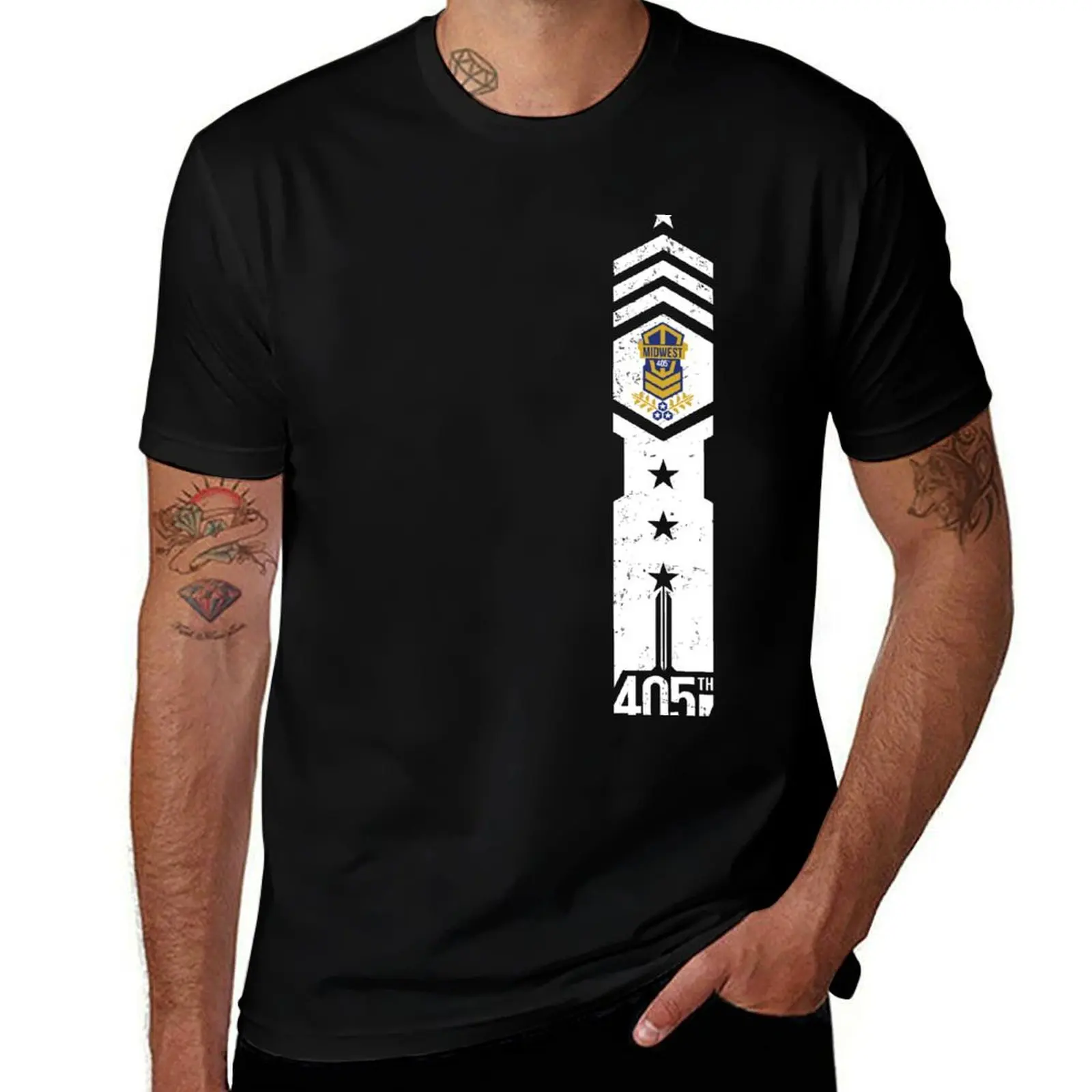 

405th Midwest Regiment T-Shirt t shirts for man graphic vintage funny t shirts cotton T-Shirt