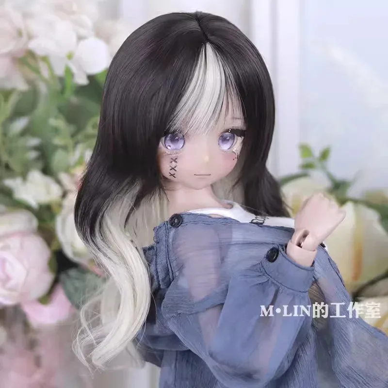 Parrucche per bambole BJD Capelli ondulati lunghi per accessori per capelli ricci 1/3 MDD Parrucca ad alta temperatura