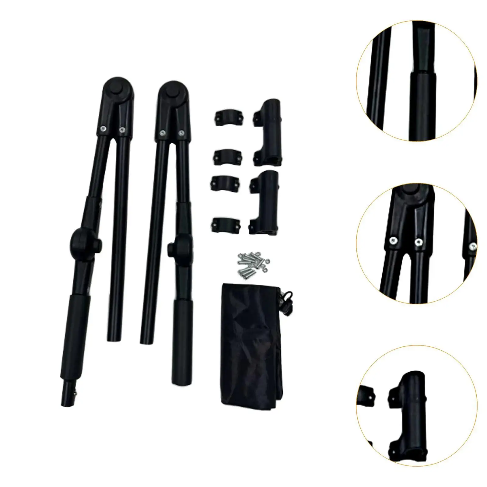 

Складная ручка-толкатель для тележки, ручка-тележка, складная ручка-тягователь для кемпинга, продуктовых и грузовых тележек, запасная часть