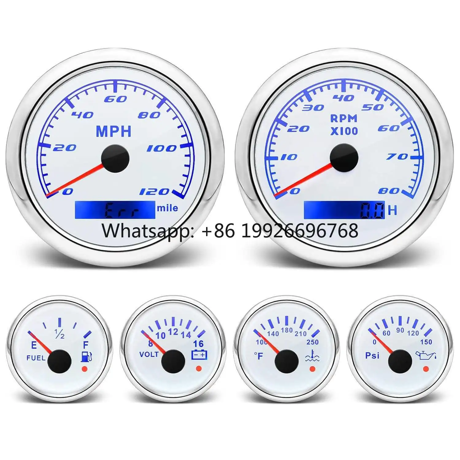 

Горячая новинка 2026: Комплект из 6 приборов (температура воды, уровень топлива, GPS-спидометр, давление масла, напряжение, тахометр) 52 мм, 12 В
