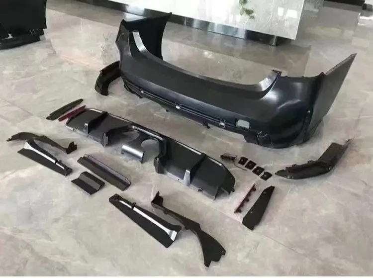 For 12-19 BMWs 3 Series F30 F35 Modification and Upgrade G80 Front Bumper, Rear Bumper Wide Body Surround STLF Suitable