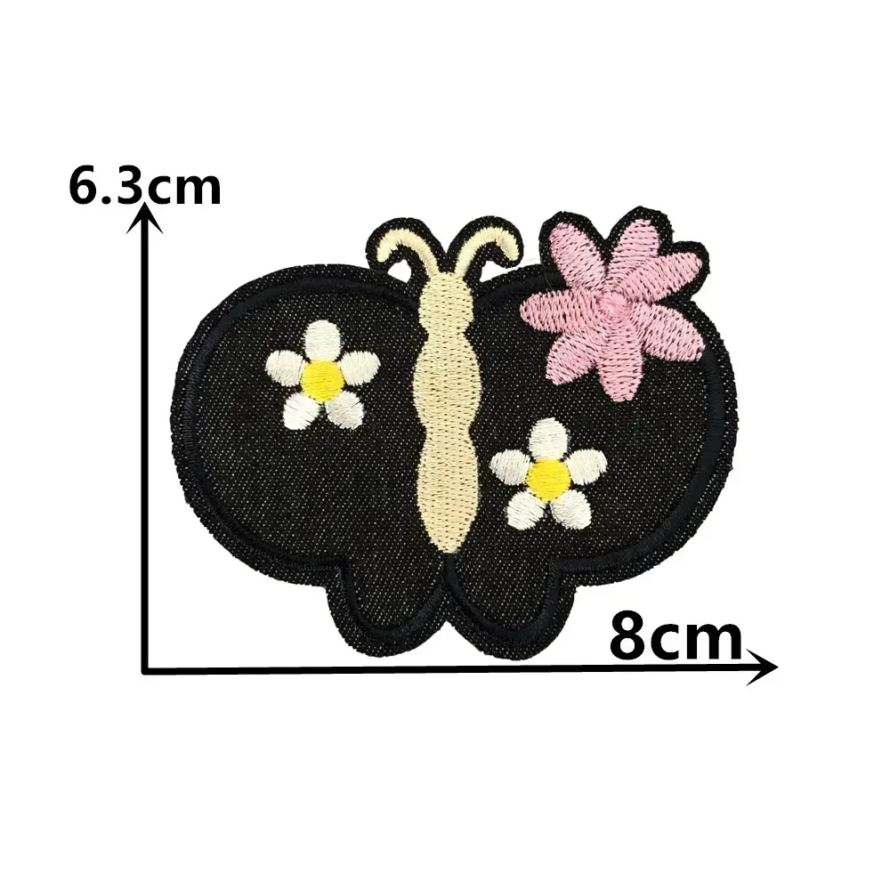 Exquisite butterfly patch micro-chapter can be sewn and hot jeans jacket embroidery DIY clothing accessories 1PCS for sale