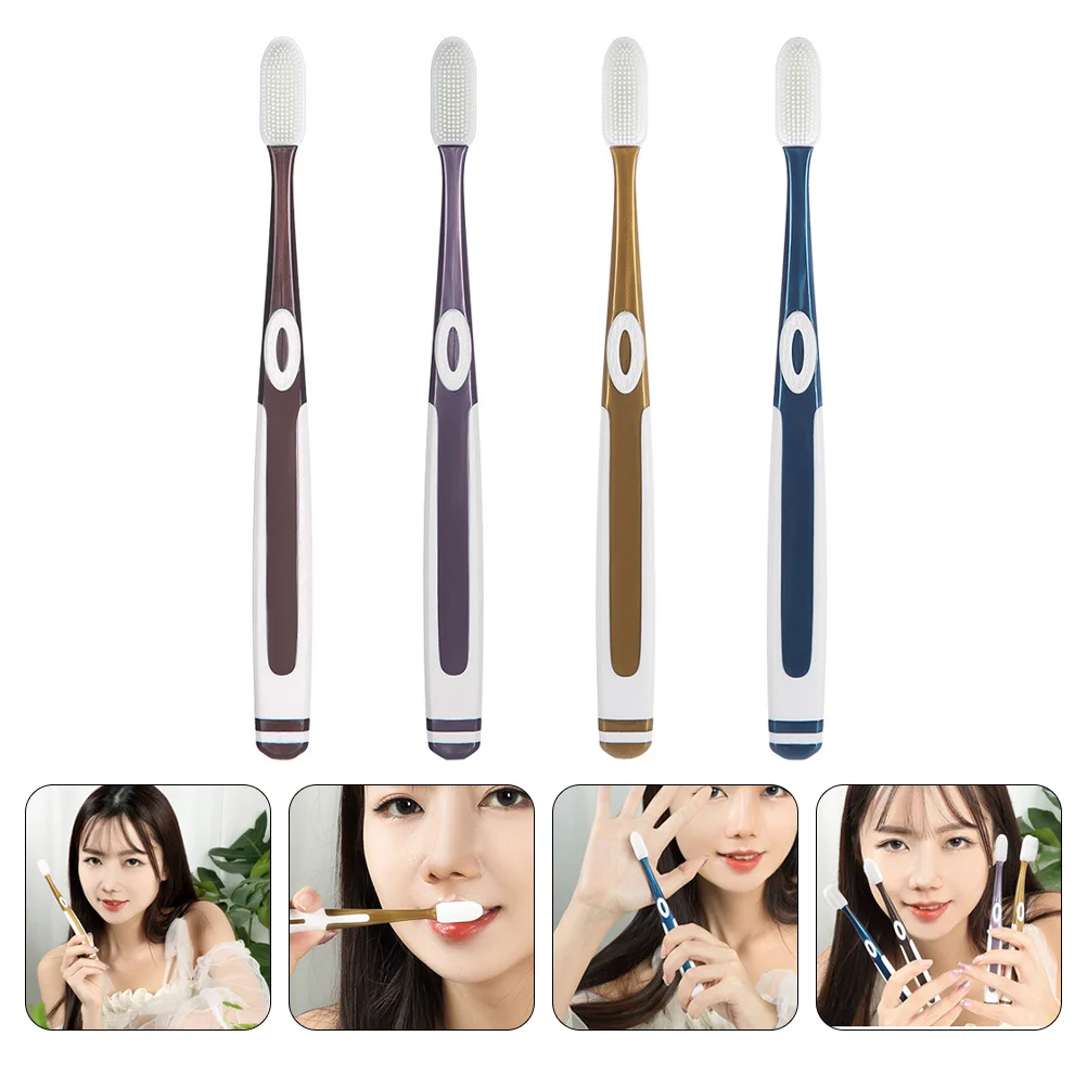 

Travel Toothbrush Nano Baby Toothbrushes for Adults Aldult Soft Silica Gel Silicone