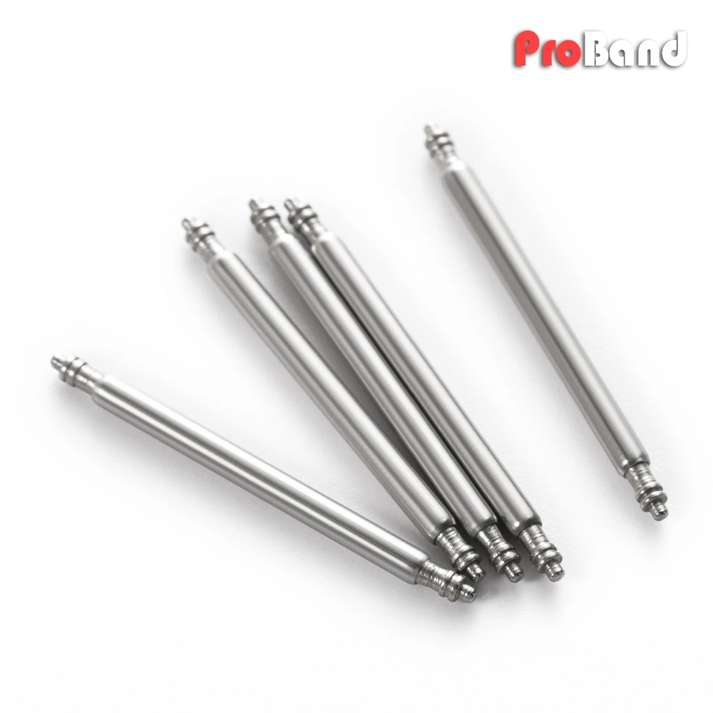 Spring Bars 1.5/1.8/2/2.5mm Diameter Strainless Steel Metal Link Pins 16mm 18mm 20mm 22mm 24mm Watchband Strap Lugs with Tool