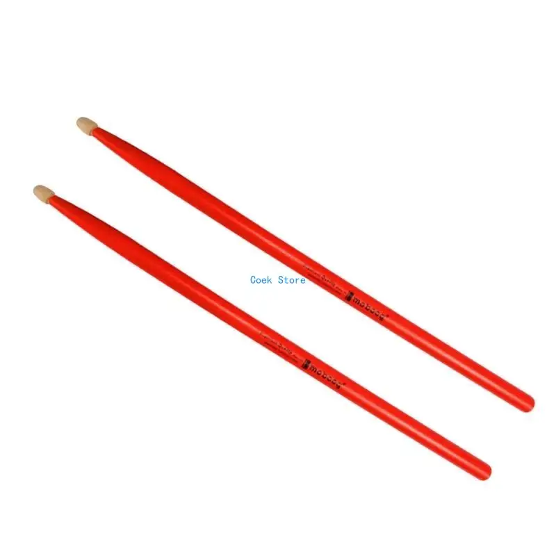 

11UE 1Pair 5A/7A Maple Wooden Drumsticks Simple Durable Drum Sticks Percussion Accessory