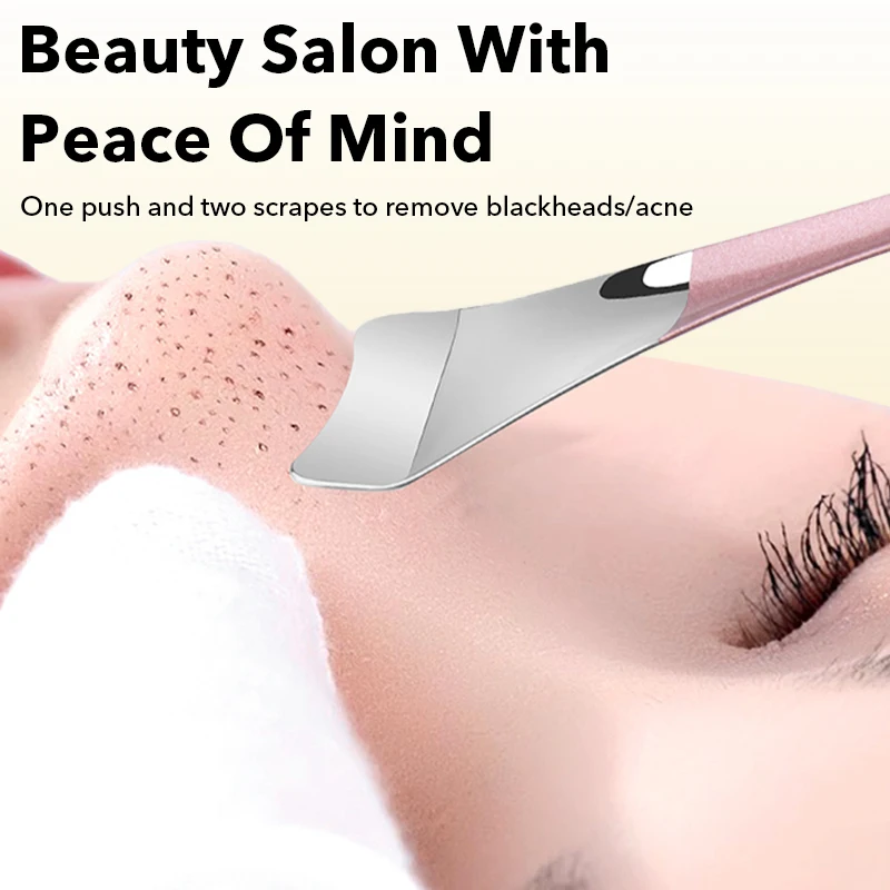 Ferramenta de remoção de cravo para nariz, faça você mesmo, máscara facial, espátula, limpeza profunda dos poros, pá, cuidados com a pele, purificador, ferramenta de beleza