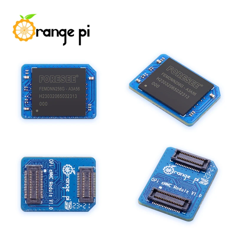 Orange Pi 5 Plus EMMC Module 32GB 64GB 256GB EMMC 5.1 3D NAND Flash 400MB/s Fast Read Write Speeds for Tablet PC OTT Smart Phone