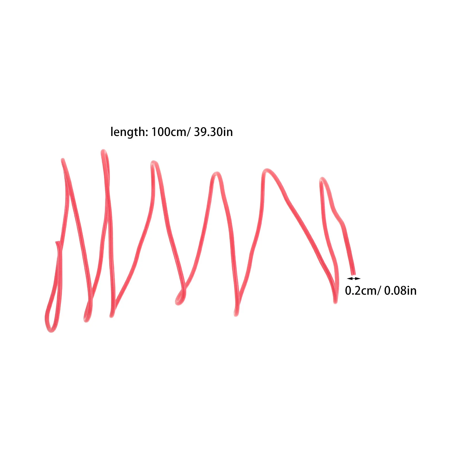 2Pcs 1m Electric Guitar Wiring Shielded Silicone Cable Copper Pickup Wire Easy Installation for Vintage Pickup Replacement