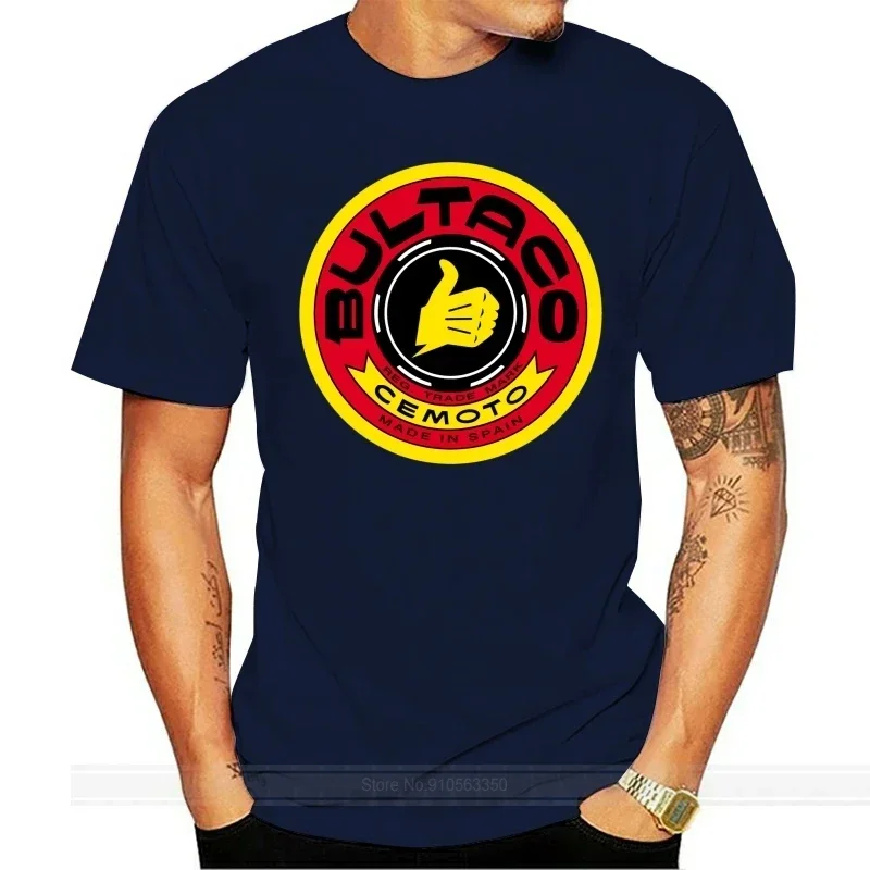 New Bultaco Cemoto Motorcycles Logo Men Black T-Shirt Size S M L XL 2XL 3XL fashion t-shirt men cotton brand teeshirt