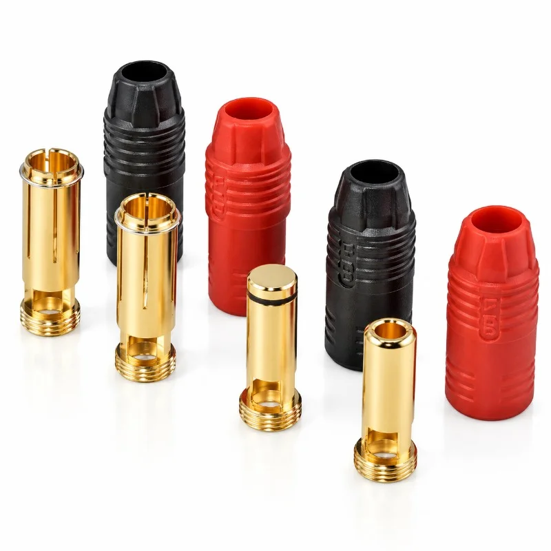 AS150 Male/Female Connector 7mm Golden Plated Anti-spark Plug High Current 200A for Remote Control Model Accessories