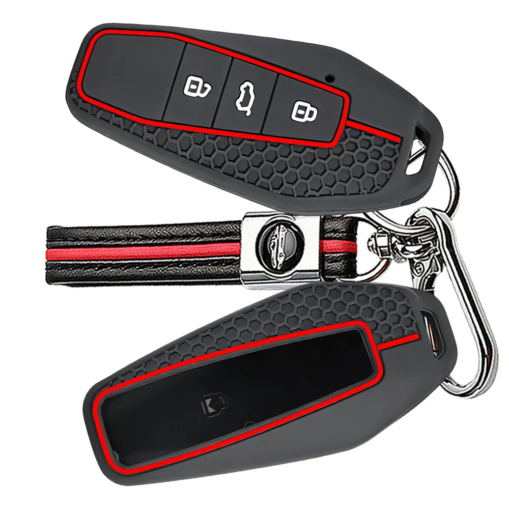 Key Fob Case With Wrist Strap For Chery Jaecoo J5 Jaecoo J7 Tiggo 7 Pro Tiggo 7 Pro Max Tiggo 8 Tiggo 9 Omoda C5 Anti Slip