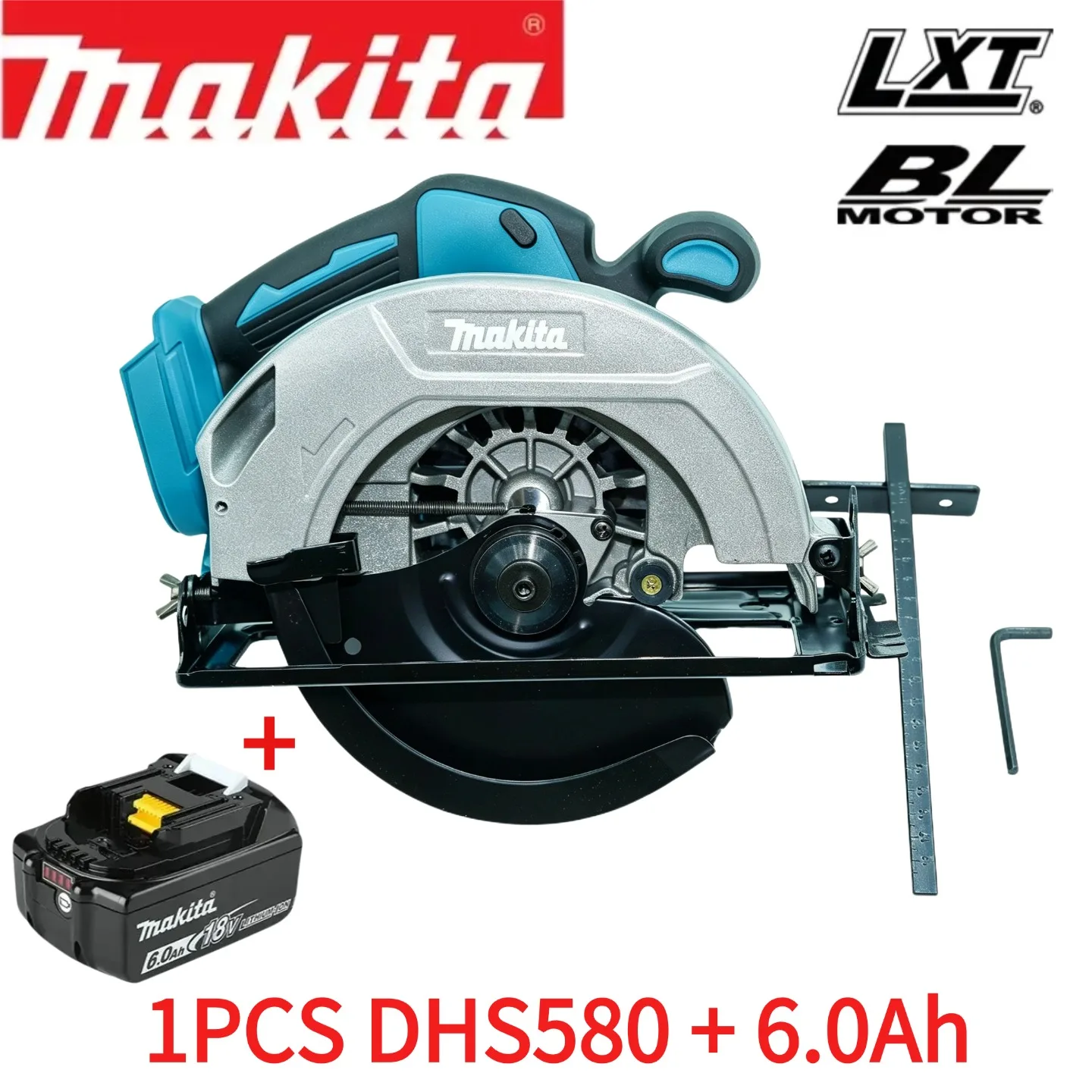 

Makita Brushless Motor Cordless Electric Circular Saw Rechargeable Handheld Wood Stone Adjustable Circular Cutter Saw New