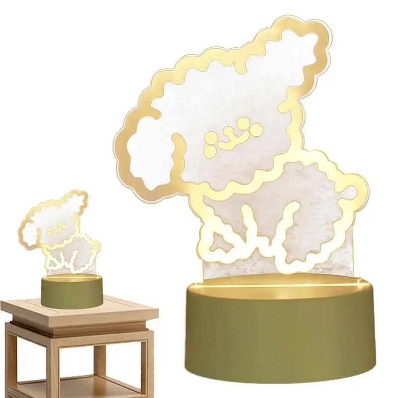 

Night Light For Kids Cute Nightlight Table Decorations Colors Changing Dimmable Bedside Night Lamp For Home Decorations