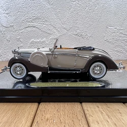 1:43 Scale Alloy Mercedes SW8 Classic Vintage Car Convertible Toy Car Model Collection Display Gift Souvenir Scene Arrangement