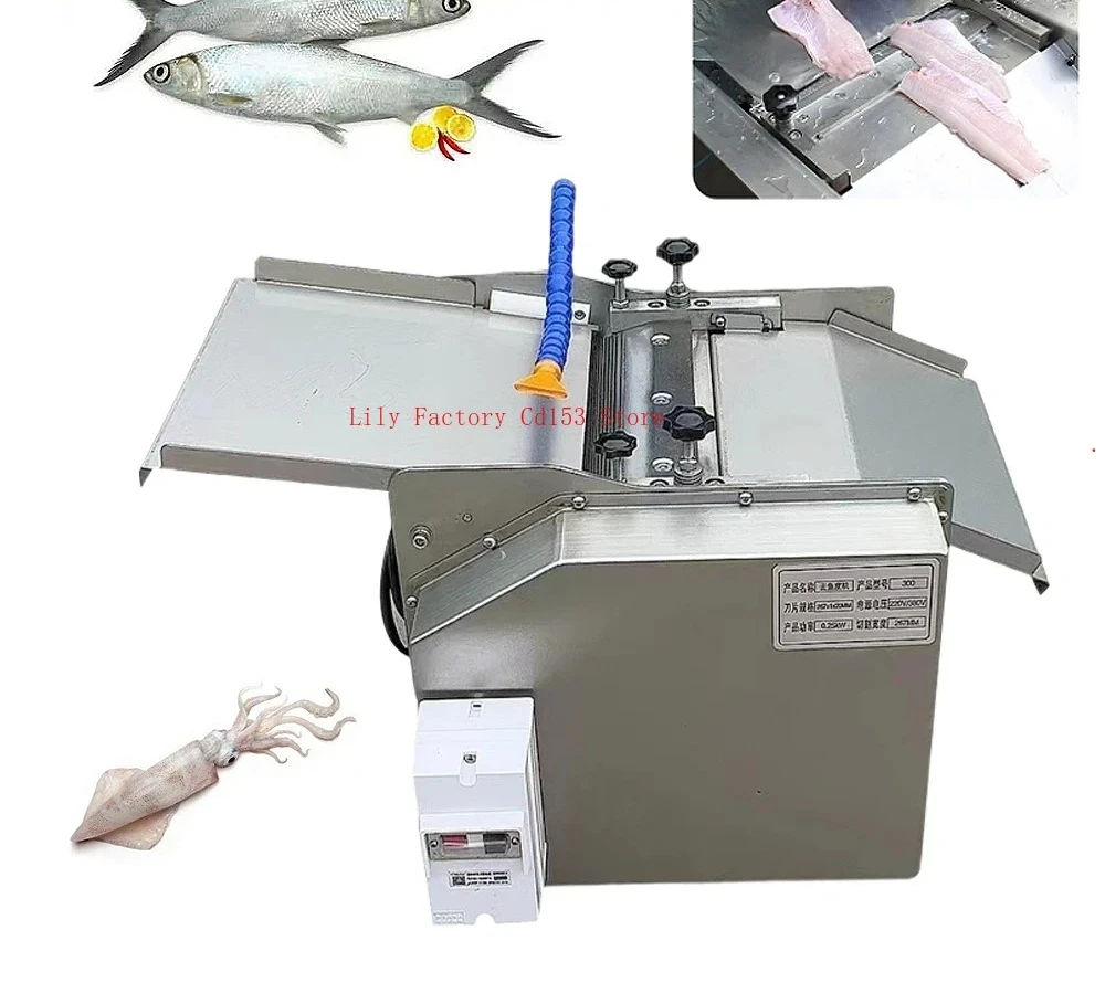 Máquina Peladora de Filetes de Pescado Pequeño Transfronteriza, Máquina Procesadora de Pescado, Despellejadora de Calamar, Salmón y Bagre