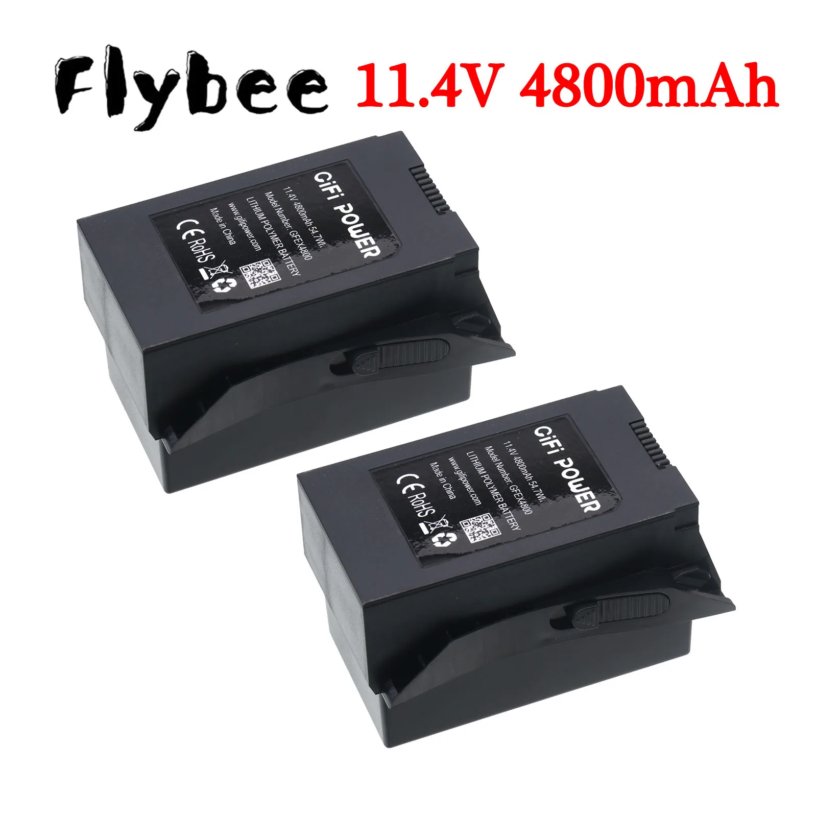 

11.4V 4800mAh LiPo Battery For JJRC X12 Eachine EX4 Pro CFly Faith Drone 5G WiFi FPV RC GPS Drone Spare Parts 11.4V Battery