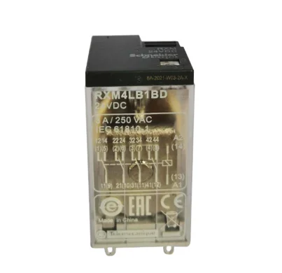 RXM4LB1BD Miniature plug-in relay - Harmony RXM2L - 4 C/O - 24 V DC - 3 A - without LED