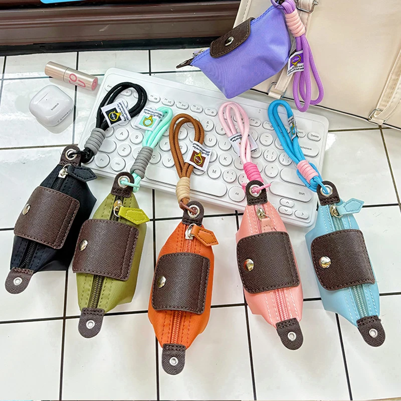 Lightweight Oxford Cloth Dumpling Headphone Bag for Airpods pro 4/3/2 StorageHanging Bag Fashion Mini Small Items Organizer