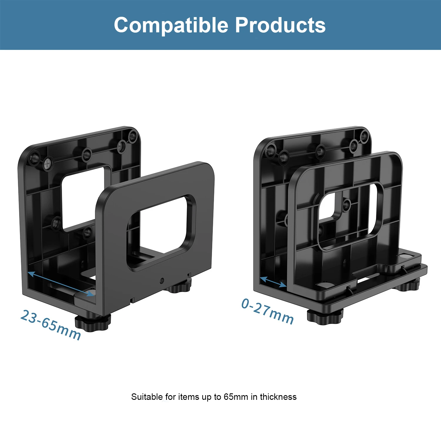 Wall Mount Router Holder, Adjustable Bracket for WiFi Modem/Optical Modem/Laptop/Mini PC/Set-Top Box,Universal Shelf with Screws