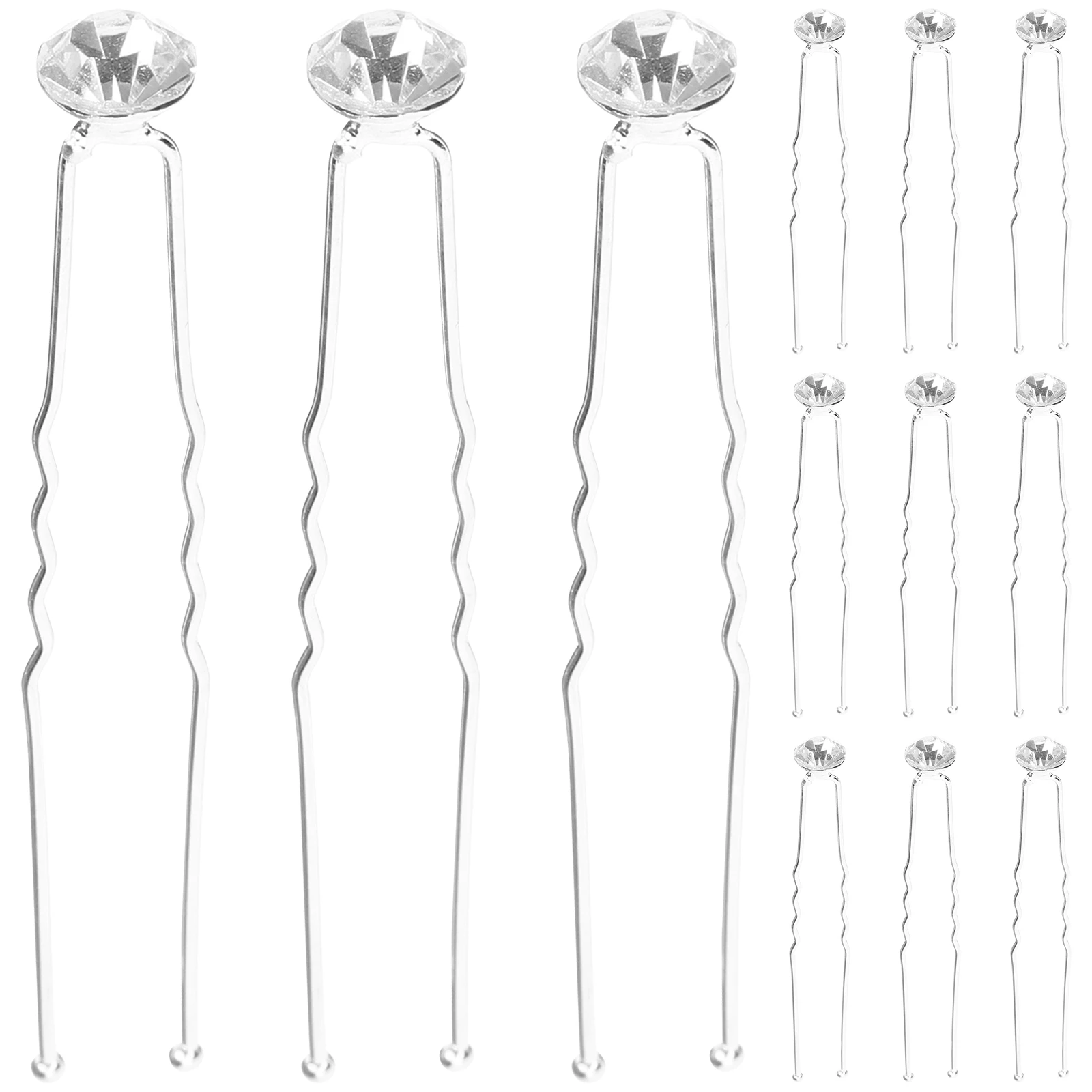 

12 шт., аксессуары для волос с кристаллами, заколки со стразами, гладкие, надежные, вилки для булочек, украшения для волос, женские палочки для волос, длительное использование