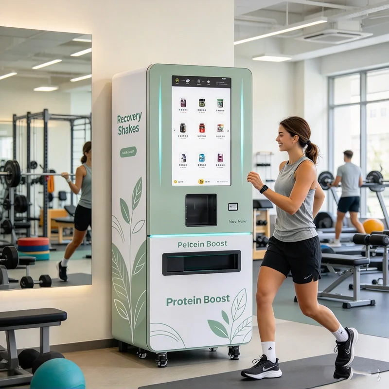 Protein Vending Machine Automatic Protein Shake Machine Smart Mixer Powder Dispenser for Gym Fitness OME