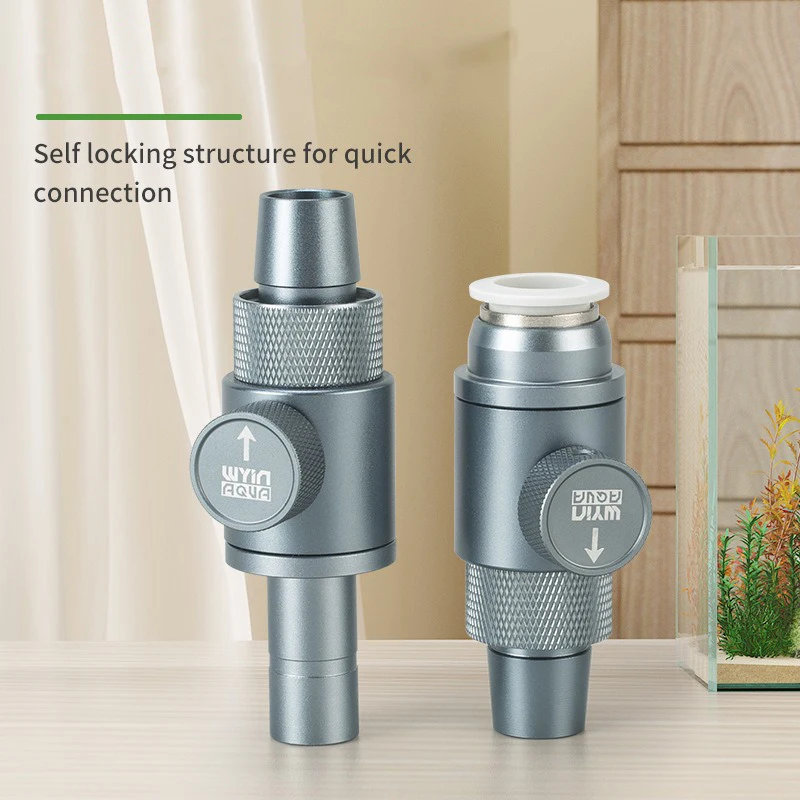 12/16mm Aquarium Inlet and Outlet Quick Plug Water Pipe Ball Valve Connection Regulator Fish Tank Filter Accessories Equipment