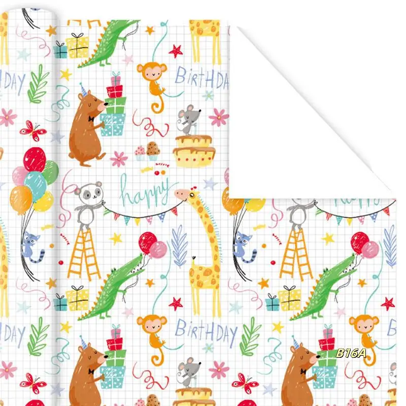 

20Pcs Wrapping Paper Sheets For Kids,Birthday Party Wrapping Paper Gift Wrap Papers,Present Gift Wrapping Paper