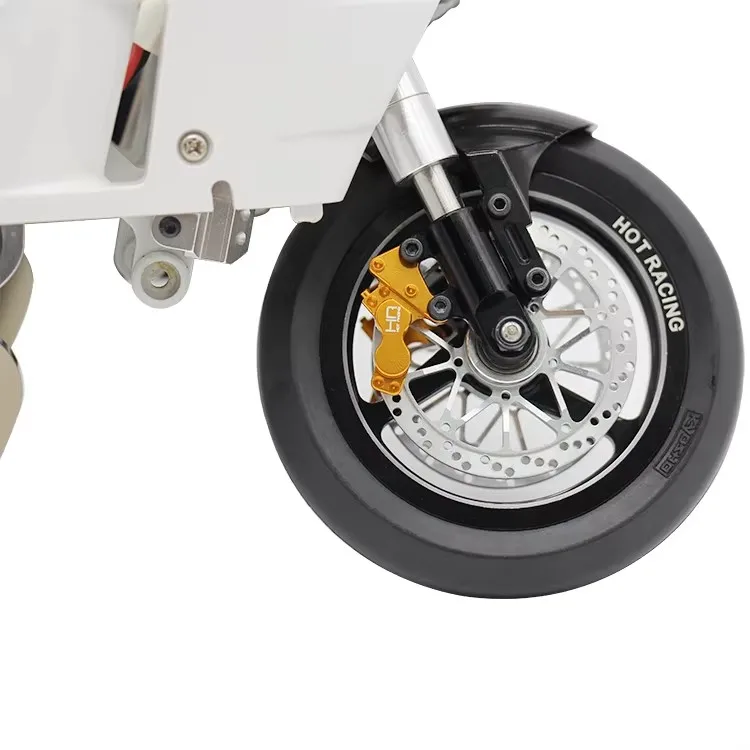 Hot Racing Optional Aluminum Gold Brake Caliper for 1/8 Kyosho Motorcycles