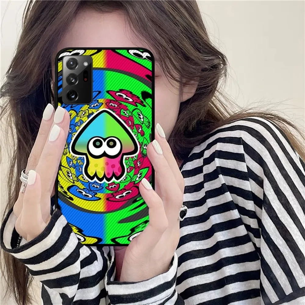 Splatoon Game Phone Case For Samsung Note 8 9 10 20 pro plus lite M 10 11 20 30 21 31 51 A 21 22 42 02 03