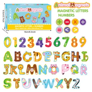 

Alphabet Magnets for Toddlers Fridge Cute Animal Colorful Educational Toy Set for Kids Toddlers Preschool Learning Spelling