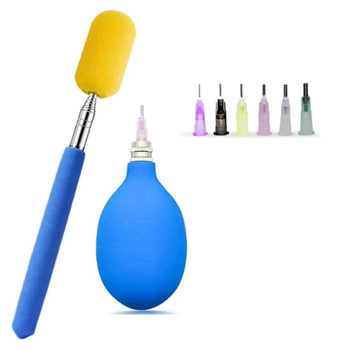 【BAAQ】 توفر أدوات الفخار أداة توزيع السيراميك مع عصا إسفنجية تلسكوبية، أدوات توزيع الطين #3