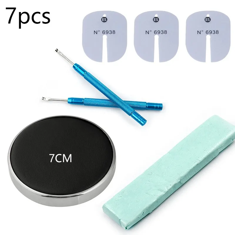 Watch Dial Cleaning Clay Rubber Putty Watch Needles Picker Puller Fitting Removal Tool Accessory PU Seat Cushion Repair Tool Kit