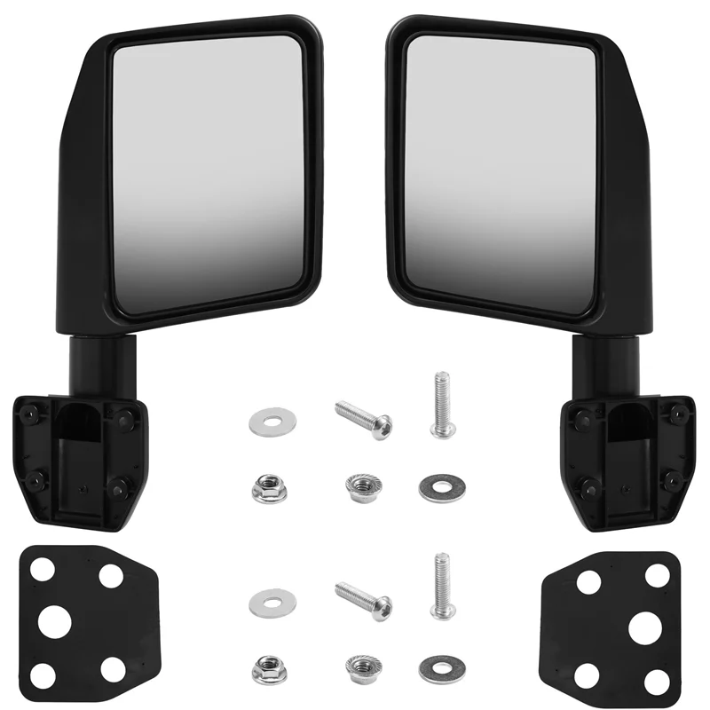 

A026-Rear View Mirror Car Door Side Wing Mirror Sansour Side Mirror For Jeep Wrangler JK JL JT 2007-2024