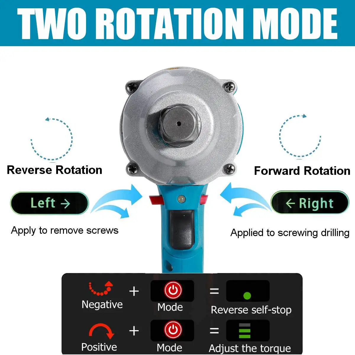 Imagem -05 - Drillpro Brushless Chave de Impacto Elétrica Chave de Fenda sem Fio Ferramentas Elétricas para Bateria 18v 2000n.m Pol Pol