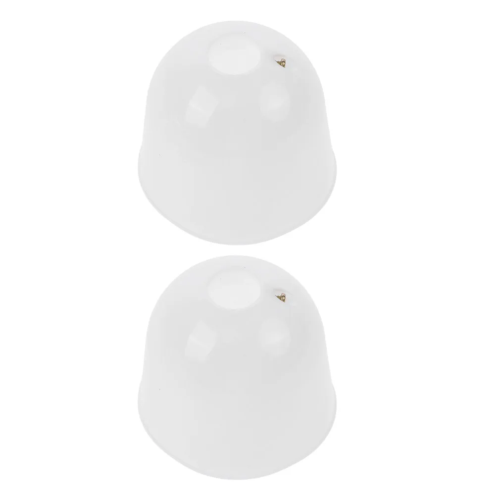 Ceiling Fan Bottom Canopy Dust Covers 2 Pack Silicone Plastic Replacement Parts Maintenance Accessories