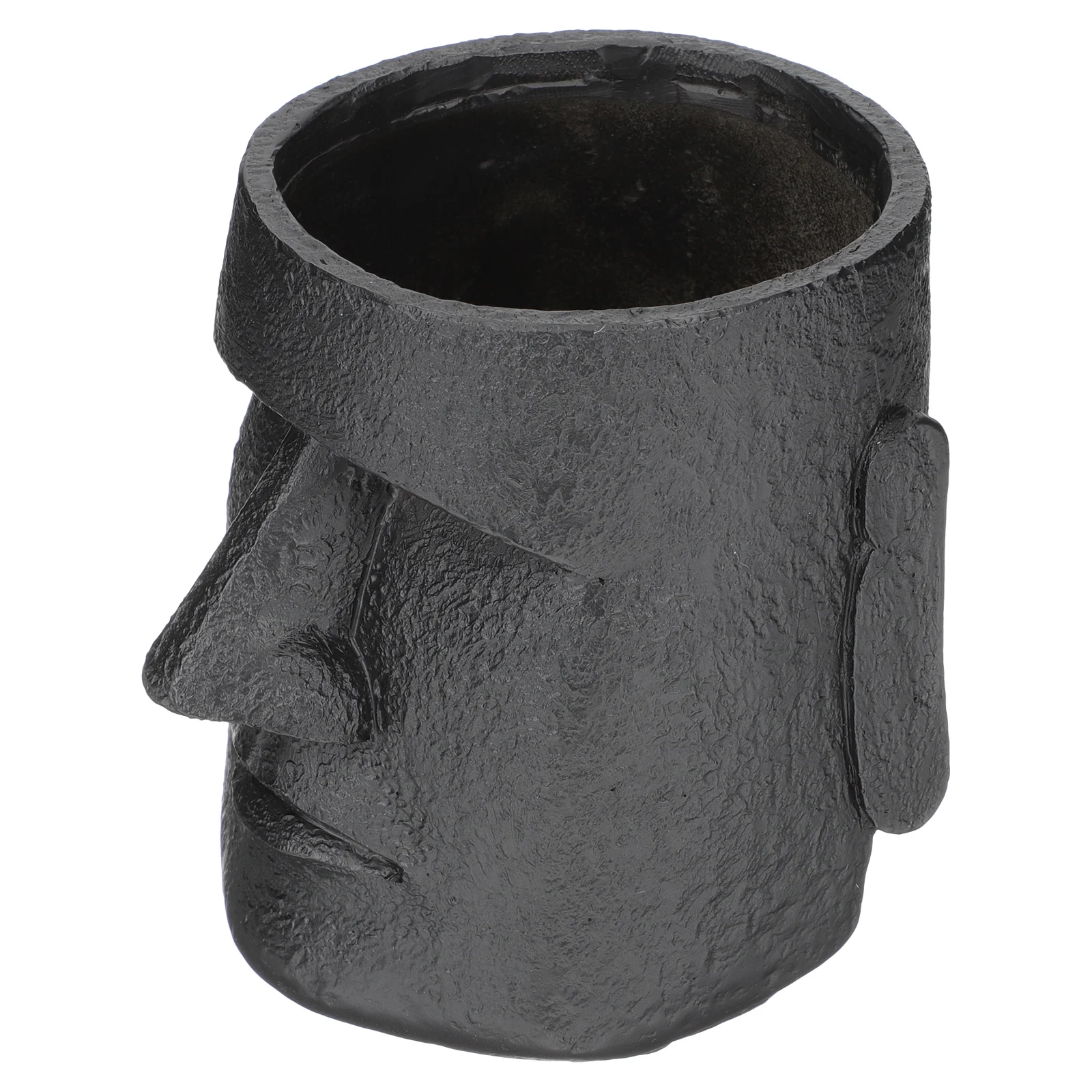 Doniczka z żywicy w kształcie twarzy, dekoracyjna doniczka do wnętrz, na balkon, do ogrodu, prezent na Wielkanoc, do użytku domowego.