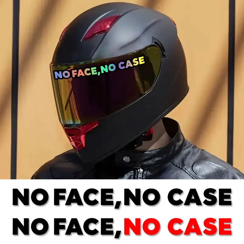 

Waterproof for Motorcycle Fuel Tank Fender Side Panels Scooter Body Vinyl Decal 1PC NO FACE,NO CASE Motorcycle Helmet Sticker