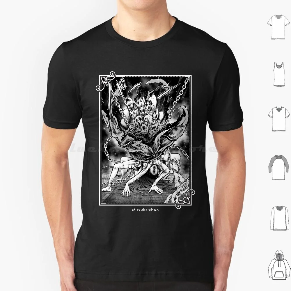Mieruko-Chan-Monstruo De Barril Del Túnel camiseta hombres mujeres niños 6xl Yokai Horror Manga Mieruko Chan Anime Manga Miko Yotsuya