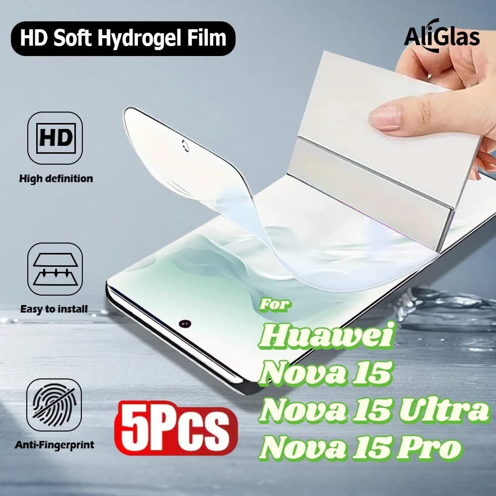 

Hydrogel Film Screen Protector for Huawei Nova 15 Series Ultra Thin Protective Film High Clarity For Huawei Nova 15 Pro 15 Ultra