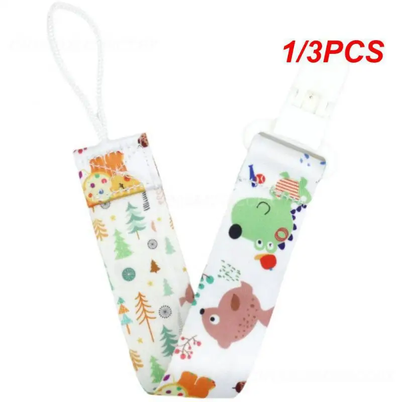 1/3PCS Anti-lost Toy Belt Portable Anti-lost Chain Children Accessories Pacifier Clip -shaped Clip Multicolour