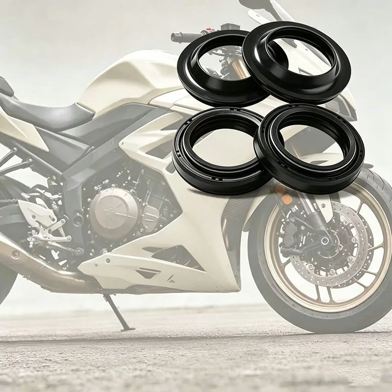 41x53x8/10.5 Motorcycle Front Fork Oil Seal Dust Seal for MOTORHISPANIA MH7 125 - PAIOLI FORK RX 125 - PAIOLI FORK